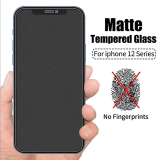 iPhone 13 Pro Max Vidrio Templado Mate Para 13 12 Mini 11 XS X XR 8 7 6 6S Plus SE 2020 Antihuellas Dactilares Protector De Pantalla Esmerilado Película De (1)