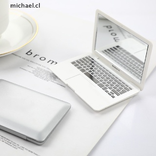[michael] espejo creativo portátil mini espejo de maquillaje portátil macbook espejo de ordenador [cl] (5)