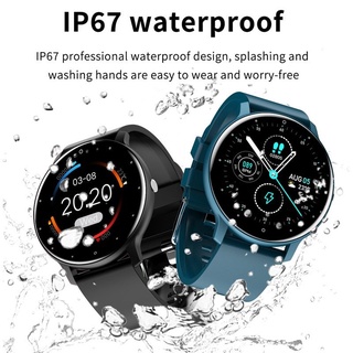 zl02 smartwatch frecuencia cardíaca monitor de presión arterial pronóstico del tiempo ip67 hombres mujeres relojes fitness pulsera para android ios
