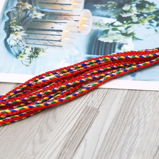 los 10 pzs pulsera de cuerda roja tejida tejida hecha a mano dragon boat festival (5)