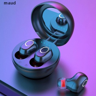 maud Wireless Bluetooth Headset 5.0 In-Ear Touch Binaural With Charging Compartment .