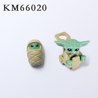 Bebé Yoda Minifiguras Mandalorian Bloques De Construcción Juguetes