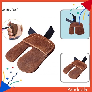Pandu/protector De Dedo marrón durable Para Arco y Flecha