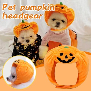 Disfraz de halloween gato perro sombreros mascotas decoración sombrero de calabaza tocado para perros gatos cachorros fiesta lindo suave