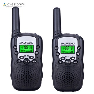 2pcs mini walkie talkie bf-t3 de largo alcance walkie talkie juguete infantil