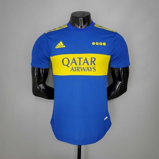Camiseta de fútbol Boca Juniors Home I versión masculina 21/22 de alta calidad