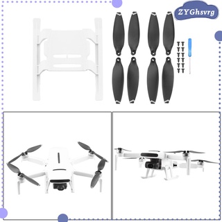 rc kit de tren de aterrizaje plegable para fimi x8 mini drone quadcopter float