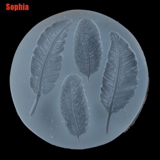 [Sophia] molde de silicona Diy hecho a mano de plumas de resina moldes para colgantes de joyería herramientas de fabricación
