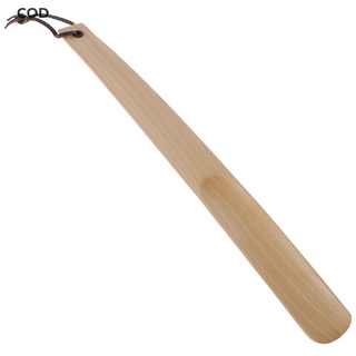 [cod] 38 cm de mango largo cuernos de zapato unisex madera cuerno forma de cuchara zapatero flexible caliente (8)