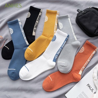ANHES High Quality Cycling Socks Casual Sports Crew Socks Football Basketball Socks Professional Men Women Comfort Athletic Cotton Breathable Bicycle Socks/Multicolor