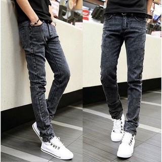 Moda coreana Slim Fit Jeans hombres vaqueros largos/ Skinny/ Denim /Jeans pantalón/Seluar Jeans/Panjang/Jeans