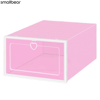 Smallbear caja de zapatos transparentes para zapatos, caja de zapatos, almacenamiento duradero para el hogar (2)