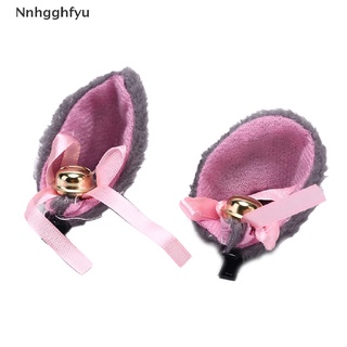 [nnhgghfyu] orejas de gato campana clip de pelo cosplay fiesta clip de pelo halloween regalo accesorios para el cabello venta caliente