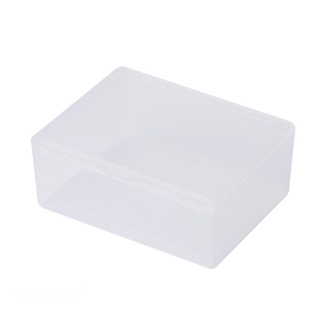 Caja De almacenamiento De joyas De Plástico Transparente luna rectangular caja De almacenamiento De cuentas colección Organizador