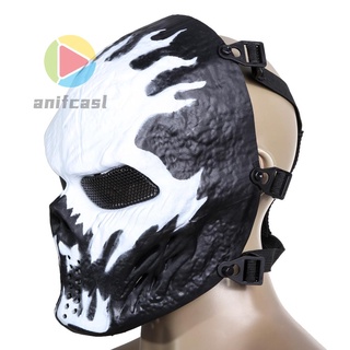 Airsoft Paintball-Máscara De Calavera Para Protección Completa Del Ejército (9)