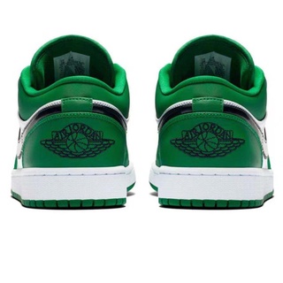 Tenis originales 100% originales 41 colores air jordan 1 bajo blanco verde placa zapatos de moda pareja encaje zapatos deportivos al aire libre (8)