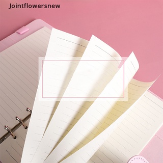 [jfn] 80 hojas de recambio interior de hoja suelta de 6 agujeros, hoja suelta, cuaderno de página interior mixta, cuaderno de cuaderno::jointflowersnew