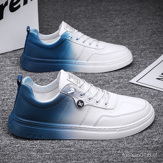 White Casual Shoes Men Leather Sneakers Male Comfort Sport Running Sneaker Man Fashion Breathable Shoes