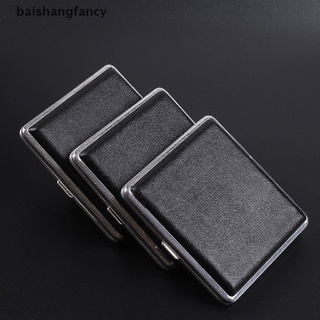 Bsfc Double-open Leather Cigars Cases 20pcs Cigarettes Stainless Steel Cigarette Box Fancy (4)