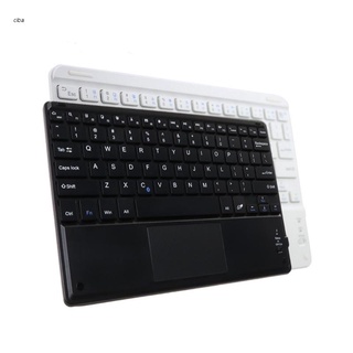 Ciba 7/9/10 Inches Wireless Bluetooth-compatible Lightweight Keyboard with Touchpad Cellphone Tablet Laptop Keyboard Portable Travel Home Office Keypad