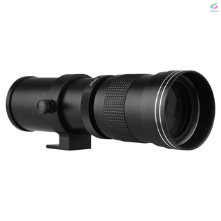 Nueva cámara MF Super teleobjetivo Zoom lente F/ -16 420-800 mm T montaje con reemplazo Universal de 1/4 roscas para cámaras Fujifilm Olympus