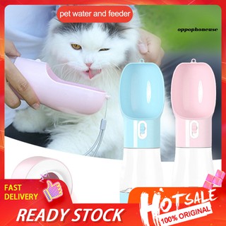cwyp_portátil perro gato botella de agua de viaje taza de alimentos al aire libre alimentador tazón