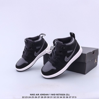 Nike Air Jordan 1 zapatos para niños zapatillas de deporte zapatillas AJ1 22-37.5 (6)