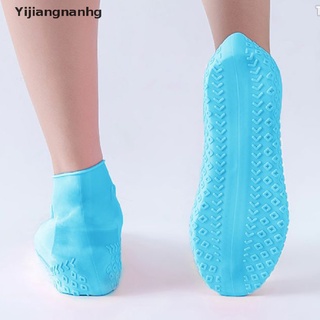 yijiangnanhg material de silicona botas de zapatos cubierta impermeable unisex zapatos protectores botas de lluvia caliente