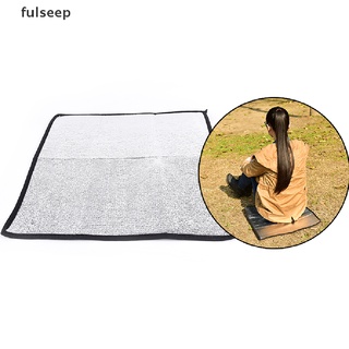 [Fulseep] Impermeable Papel De Aluminio EVA Camping Mat Plegable Picnic Sentado Alfombrilla De Almohadilla ZWQ
