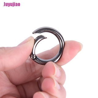 [Juyujiao] 10Pcs New Metal HIgh Quality Women Man Bag Accessories Rings Hook Key Chain Bag (8)