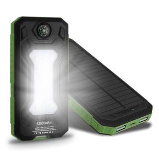 weiw Portátil 500000mah Dual-USB powerbank Impermeable Solar Banco De Energía Para Todos Los Teléfonos Cargador Universal Baterías No Incluidas (2)
