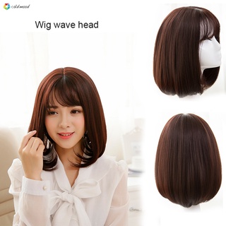 [COD] Women Short Straight Wigs Synthetic Hair Wig Highlight High Temperature Fiber Accessories