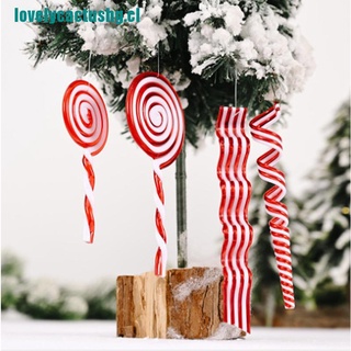 [j] árbol de navidad colgante de caña taburete decoración de caramelo caña decoración de navidad hogar