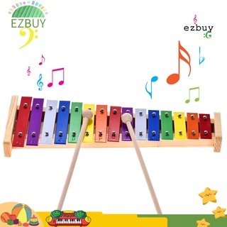 ey-15 notas de madera xilófono percusión instrumento musical educativo juguete infantil