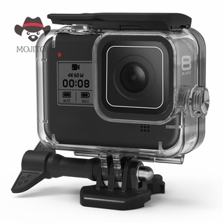 MOJITOL 60m Underwater Waterproof Case Protective Shell for Gopro Hero 8 Black (9)