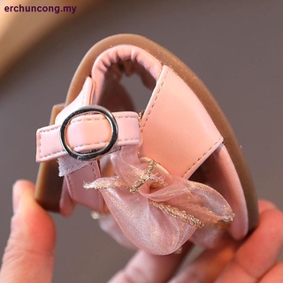 Sandalias de las niñas 2021 verano nuevos niños s suela suave zapatos de playa pequeñas niñas arco diamantes de imitación princesa zapatos bebé (5)