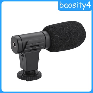 [baosity4] Micrófono De grabación De cámara Antishock Compacto Para tableta Dslr