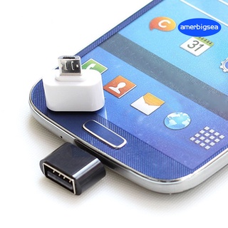 2Pcs Micro USB macho a USB 2.0 adaptador OTG convertidor para Android Tablet teléfono
