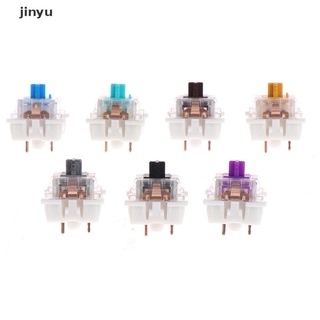 jinyu 10Pcs/lot outemu mx switches 3 pin mechanical keyboard black blue brown switches .