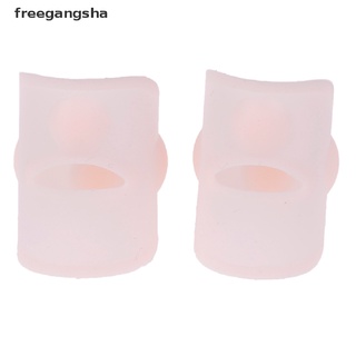 [freegangsha] 1 par de separadores del dedo del dedo del pie de unión herramienta de cuidado de los pies silone tela hallux valgus corrección grdr
