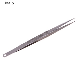 kaciiy 7" 18 cm de largo de acero inoxidable punta electrónica punta recta pinzas cl