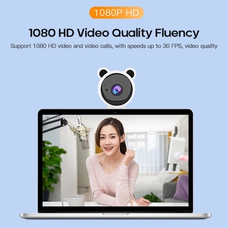 funplay Panda 1080P Free Drive With Microphone HD Online Course Teaching USB Network Computer Camera Live Video Conference 1080P Webcam USB 2.0 Full HD Web Camera with Mic Auto Focus for Computer PC Laptop For Video Conferencing Live Broadcast funplay (2)
