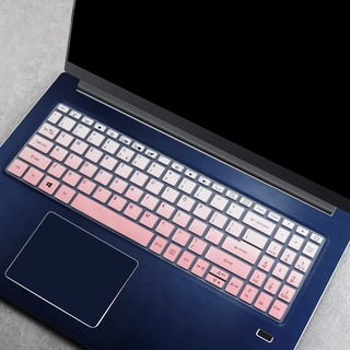 cubierta de teclado de silicona fina transparente protector impermeable acer ex215 aspire 3 aspire 5 a315 a515 3p50 ryzen 3