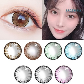lacewall - lentes de contacto cosméticos (7 colores, 0 grados, ojos grandes, para fiestas, maquillaje, cosplay)