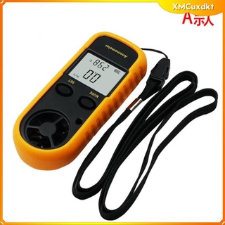Portable Digital Temperature Counter Display Anemometer 0-30m/s (9)
