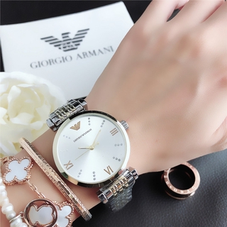 2021 nuevos relojes De pulsera De oro Armani para mujer/hombre clásico reloj De cuarzo casual relojes electrónicos (5)