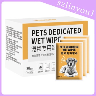 Nueva llegada 30x perro gato lágrima toallitas para mascotas Natural lagrima de ojos removedor de manchas almohadillas (3)