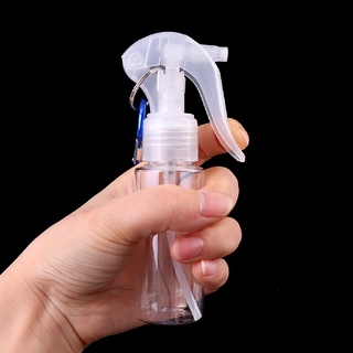 tutuche - spray de plástico transparente recargable con mosquetón cl