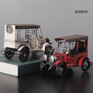 bi vintage hierro arte viejo modelo de coche craft escritorio adorno niños juguete colección regalo (4)