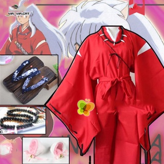 NSH sq3 Inuyasha anime cosplay outerwear kimono cardigan coat costume uniforms wig Bracelets boys new DFSA Wholesale contact customer service (1)